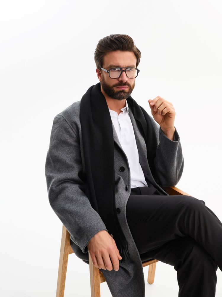 Шарф Noble, черный / Миниатюра WWW (1000)