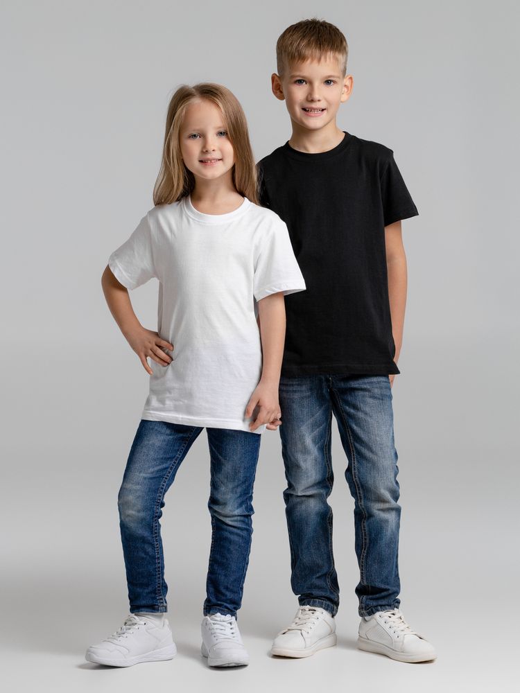Футболка детская T-bolka Fit Kids, белая / Миниатюра WWW (1000)