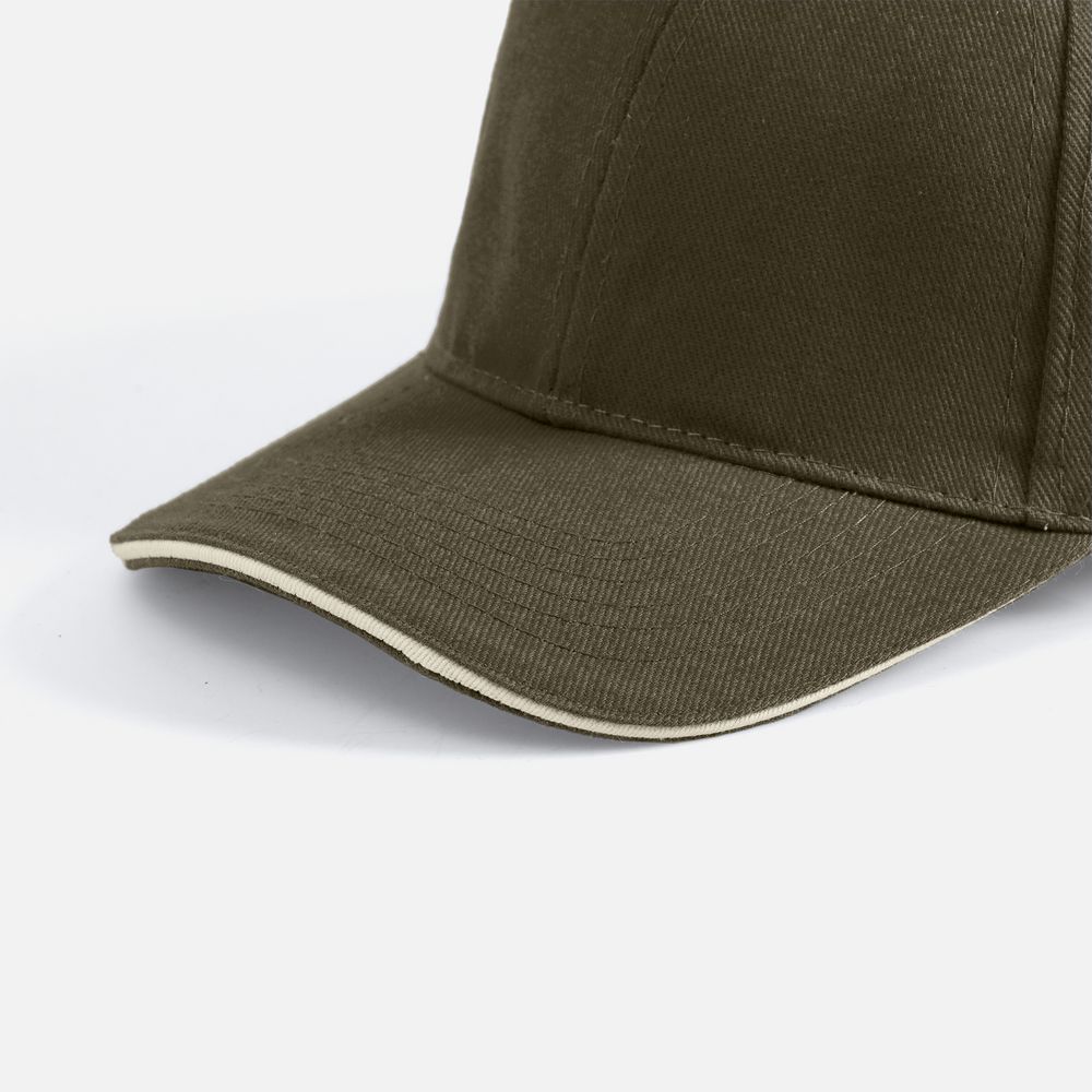 Бейсболка Buffalo, хаки с бежевым / Миниатюра WWW (1000)