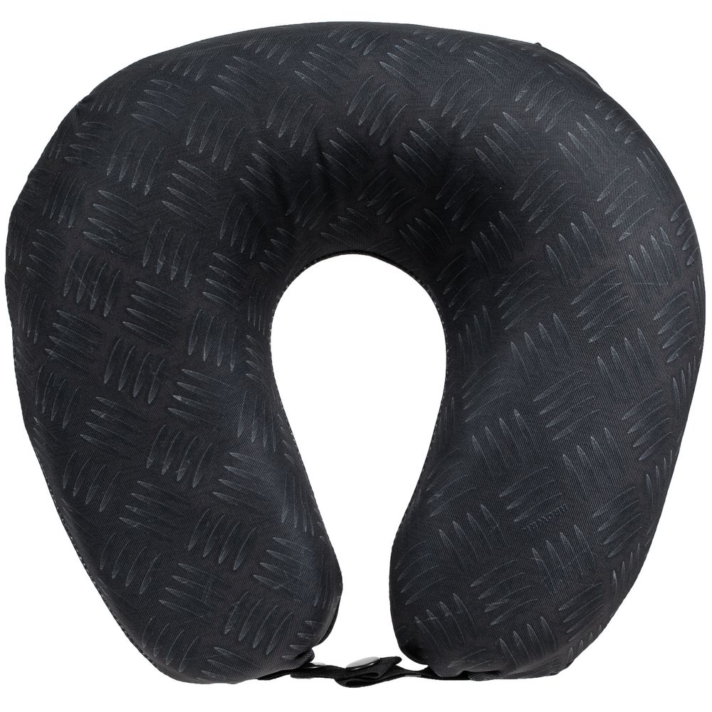 Подушка дорожная Hard Work Black, черная / Миниатюра WWW (1000)