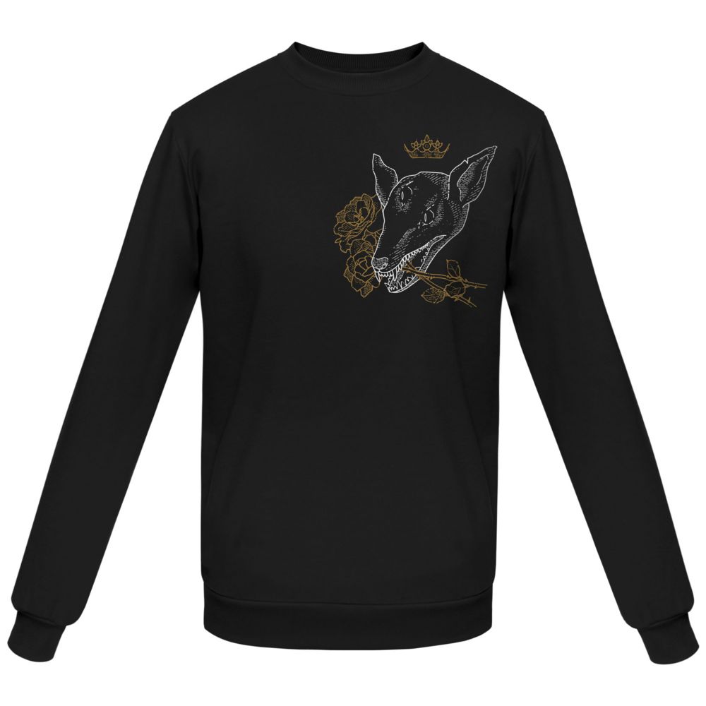 Толстовка «Источник. Волк», черная / Миниатюра WWW (1000)