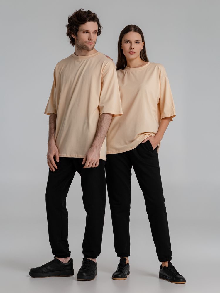 Футболка оверсайз Slope, бежевая / Миниатюра WWW (1000)