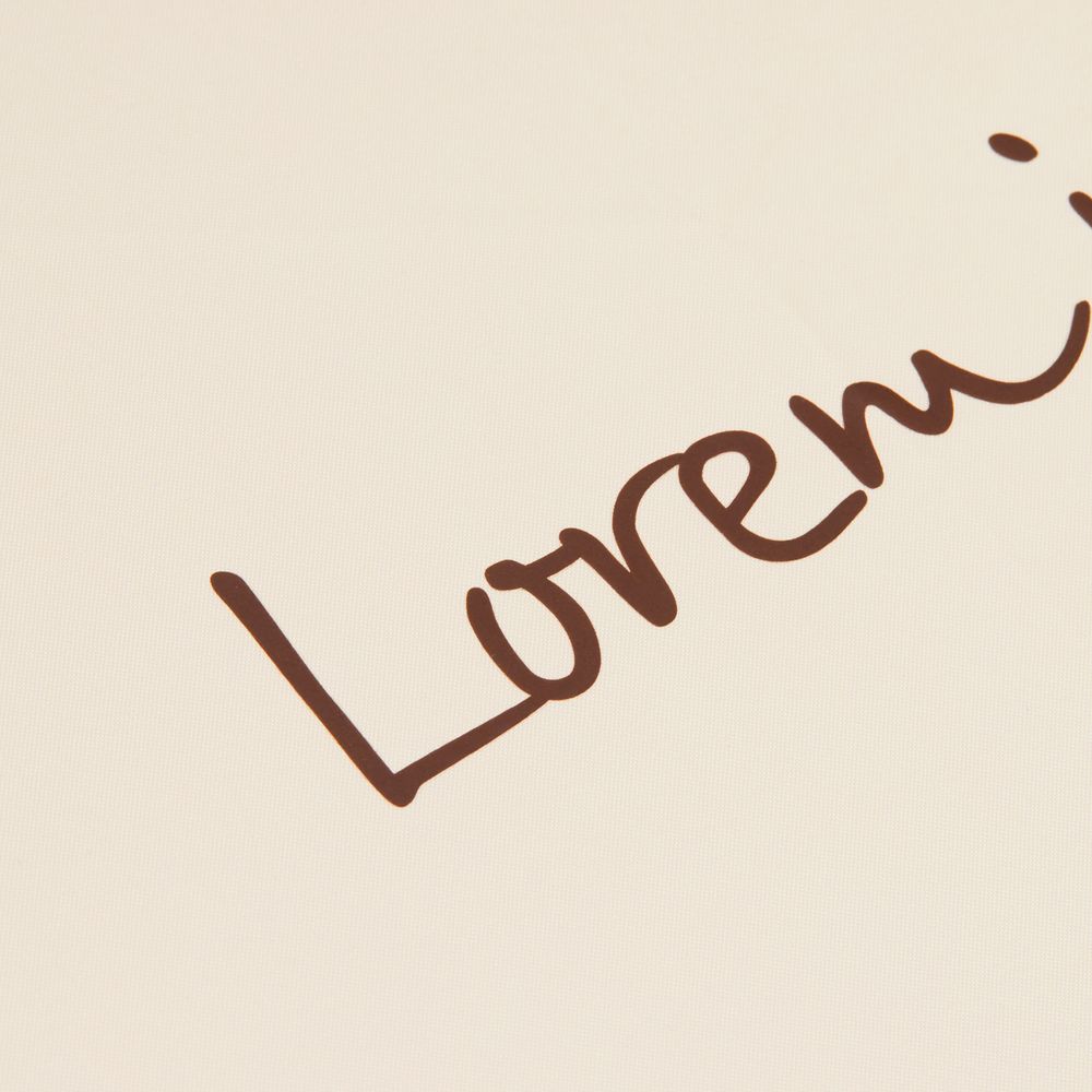 Зонт складной Nicety, бежевый / Миниатюра нанесения (1000)