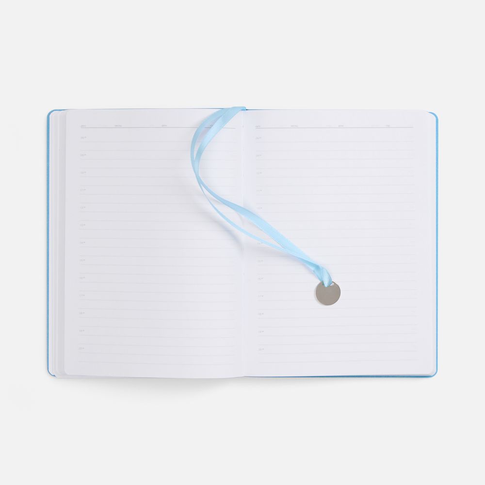 Ежедневник Lafite, недатированный, голубой / Миниатюра WWW (1000)