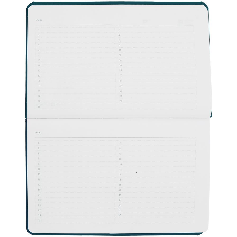 Еженедельник Urban, недатированный, изумрудный / Миниатюра WWW (1000)