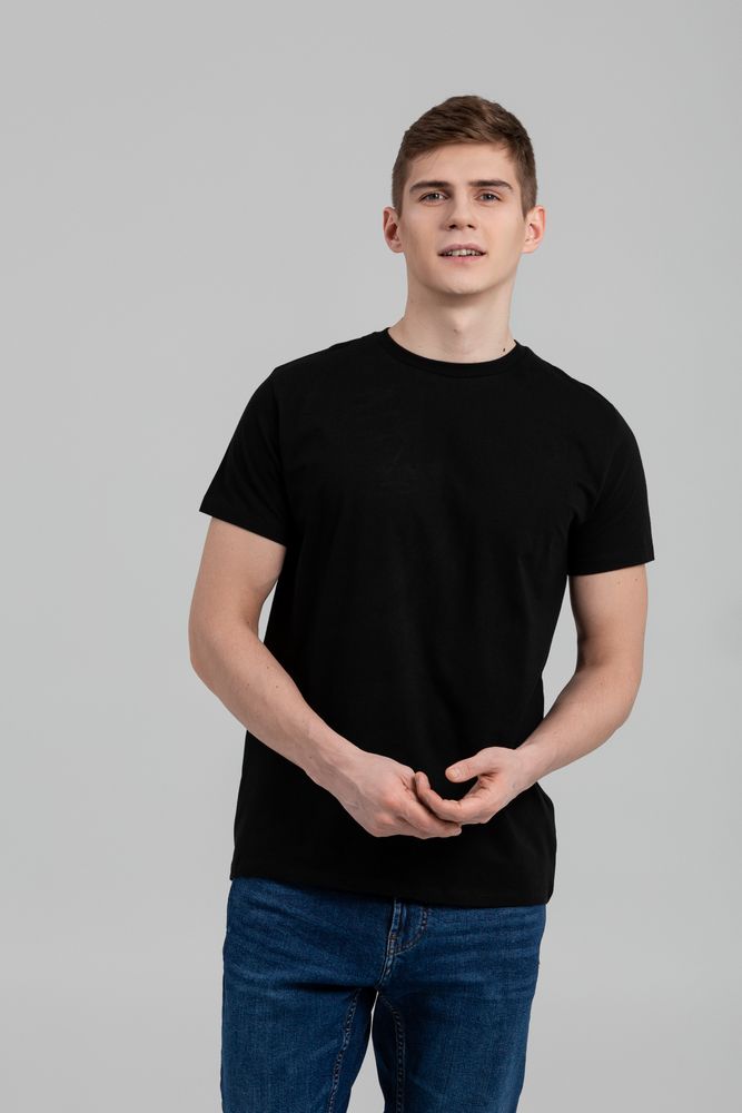 Футболка унисекс T-bolka 160 Original, черная / Миниатюра WWW (1000)
