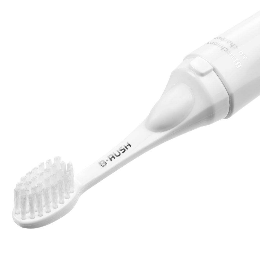 Зубная щетка с пастой Push & Brush, белая / Миниатюра WWW (1000)