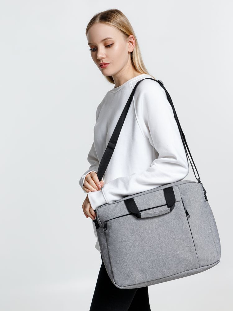 Сумка для ноутбука Burst Oneworld, серая / Миниатюра модельного (1000)