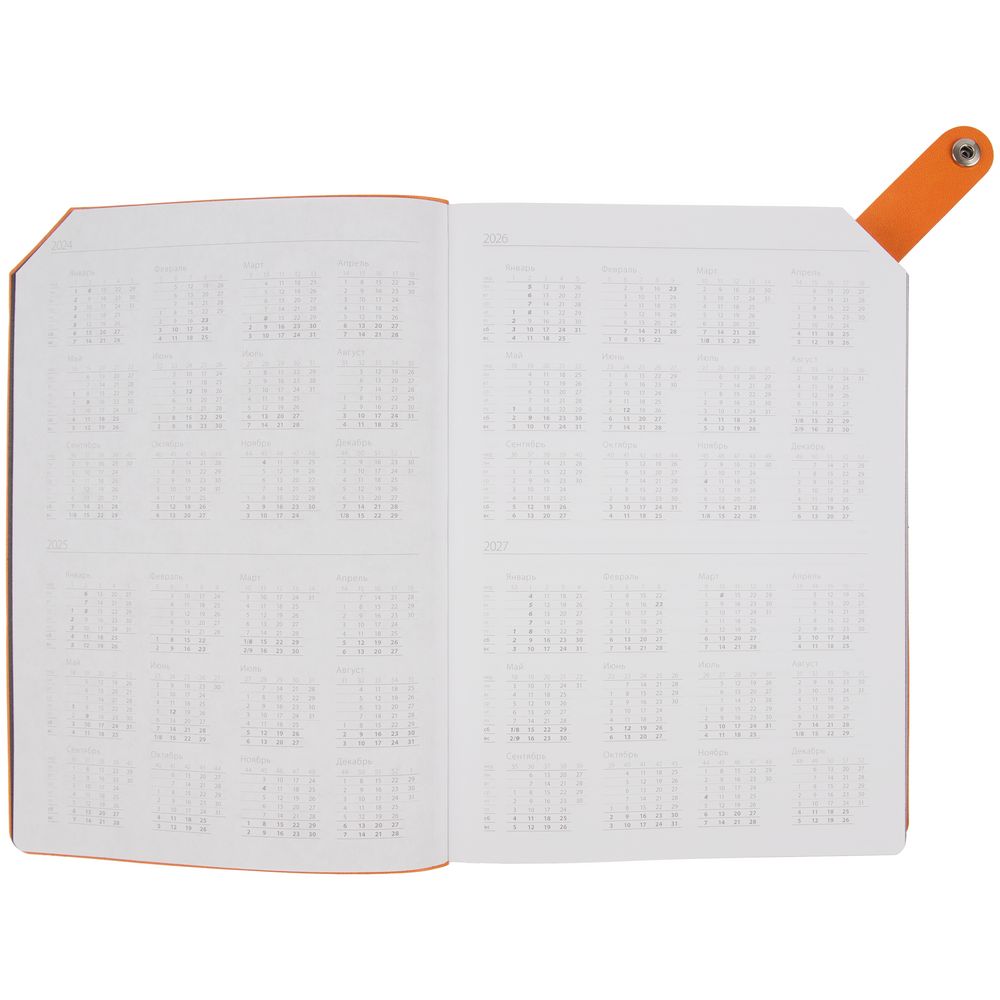 Ежедневник Angle, недатированный, оранжевый / Миниатюра WWW (1000)