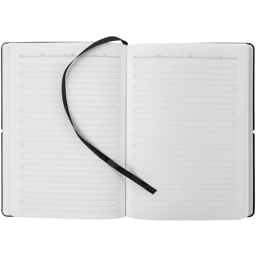 Ежедневник Folks, недатированный, черный / Миниатюра WWW (1000)