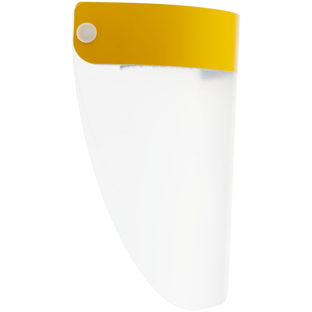 Прозрачный экран для лица Barrier, немедицинский, с желтой лентой / Миниатюра WWW (1000)