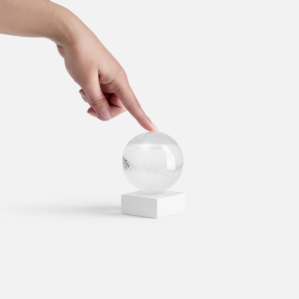 Штормгласс Mystery, белый / Миниатюра WWW (1000)