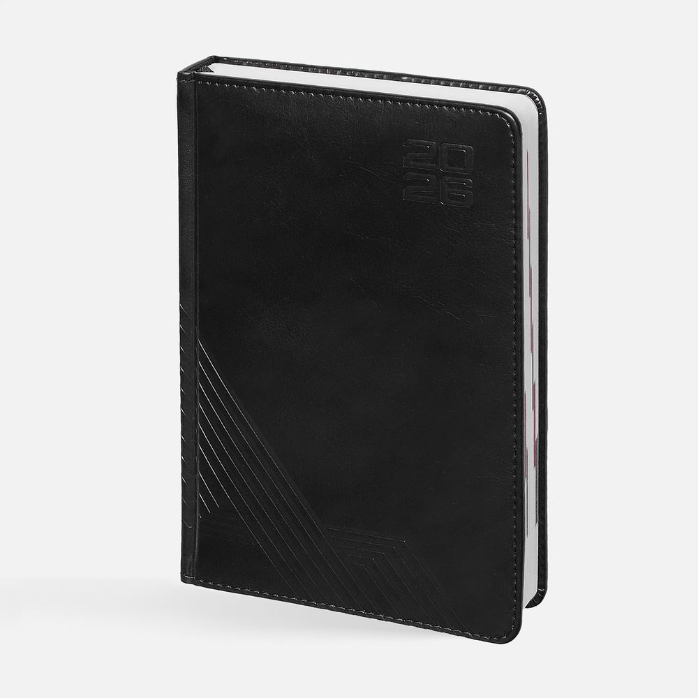 Ежедневник Faro, датированный, черный / Миниатюра WWW (1000)