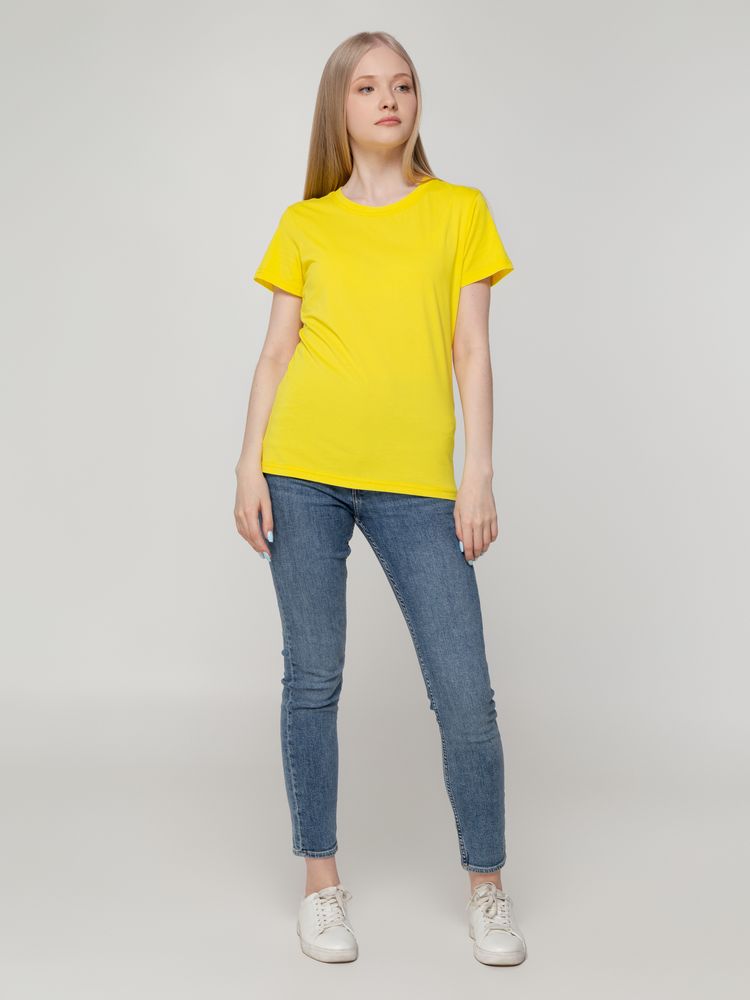 Футболка женская T-bolka Lady, желтая / Миниатюра WWW (1000)