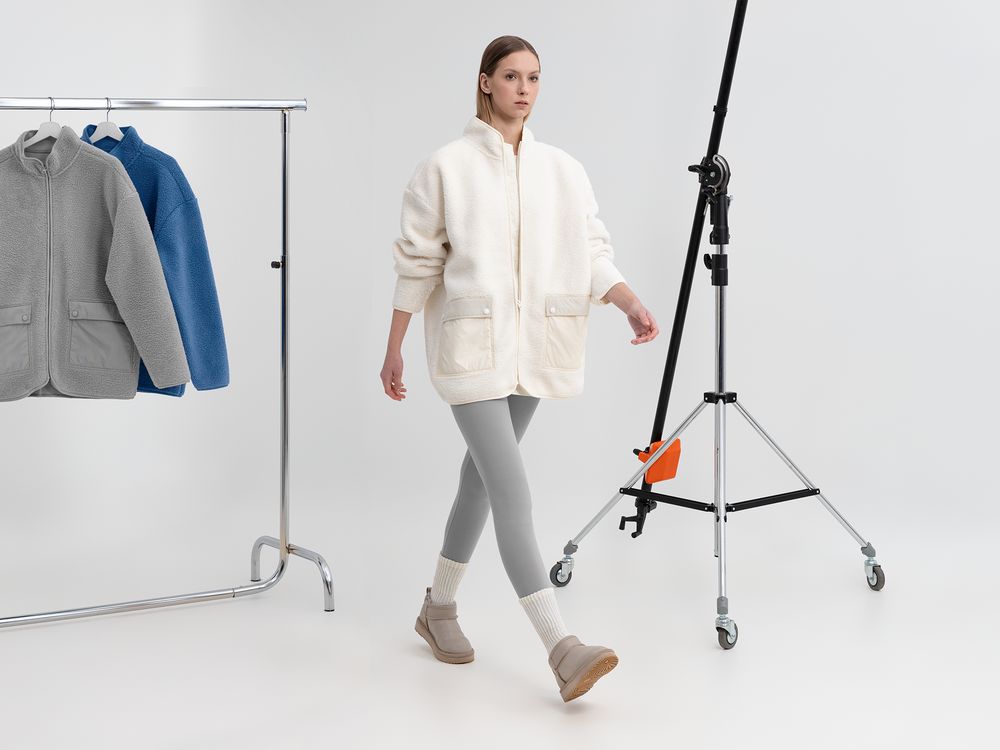 Куртка унисекс Oblako, молочно-белая / Миниатюра WWW (1000)