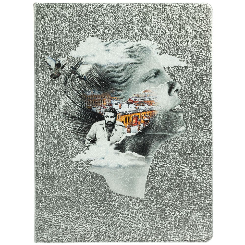 Блокнот «Подруга Питер», серебристый / Миниатюра WWW (1000)