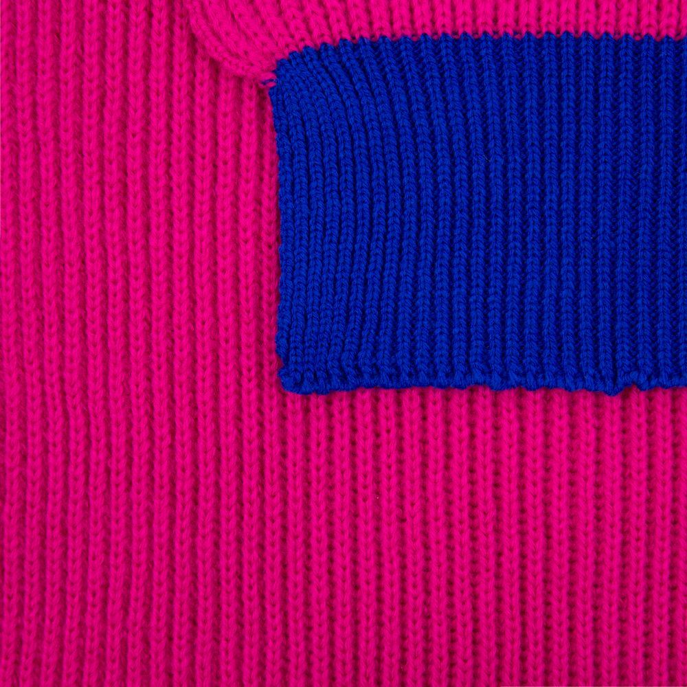 Шарф Snappy, фуксия с синим / Миниатюра WWW (1000)