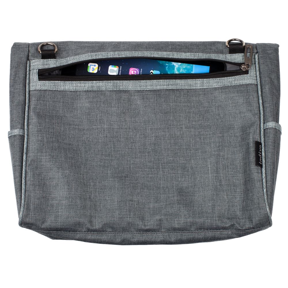 Сумка для ноутбука 2 в 1 twoFold, серая с темно-серым / Миниатюра WWW (1000)