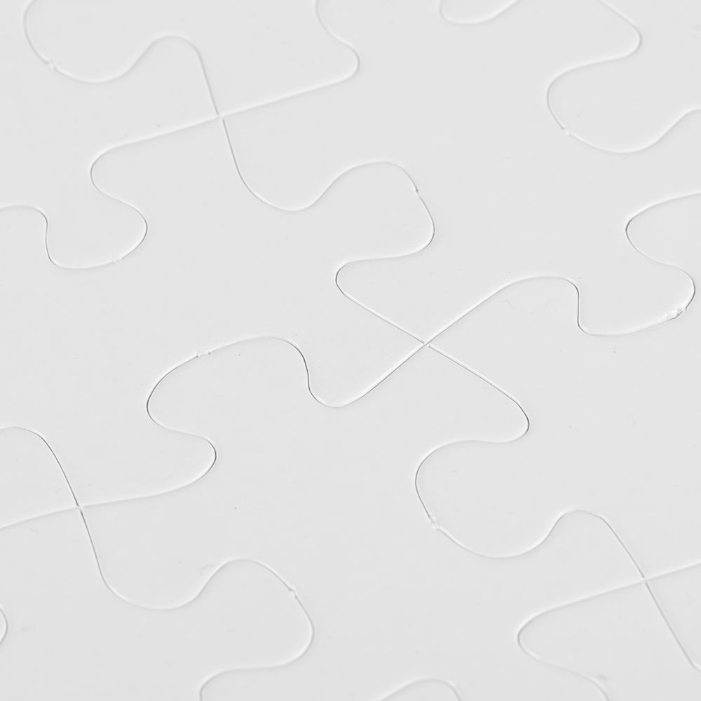 Пазл Tricky для сублимационной печати, белый / Миниатюра WWW (1000)