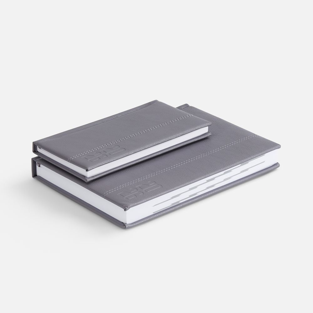 Еженедельник Baza, датированный, серый / Миниатюра WWW (1000)