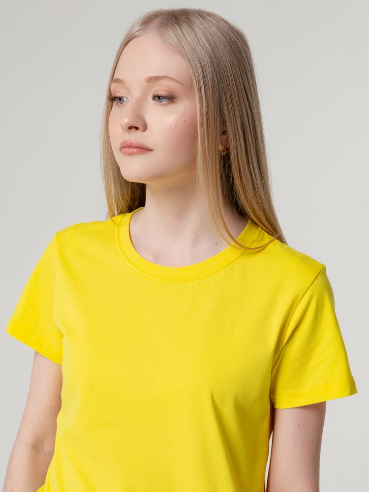 Футболка женская T-bolka Lady, желтая / Миниатюра WWW (1000)