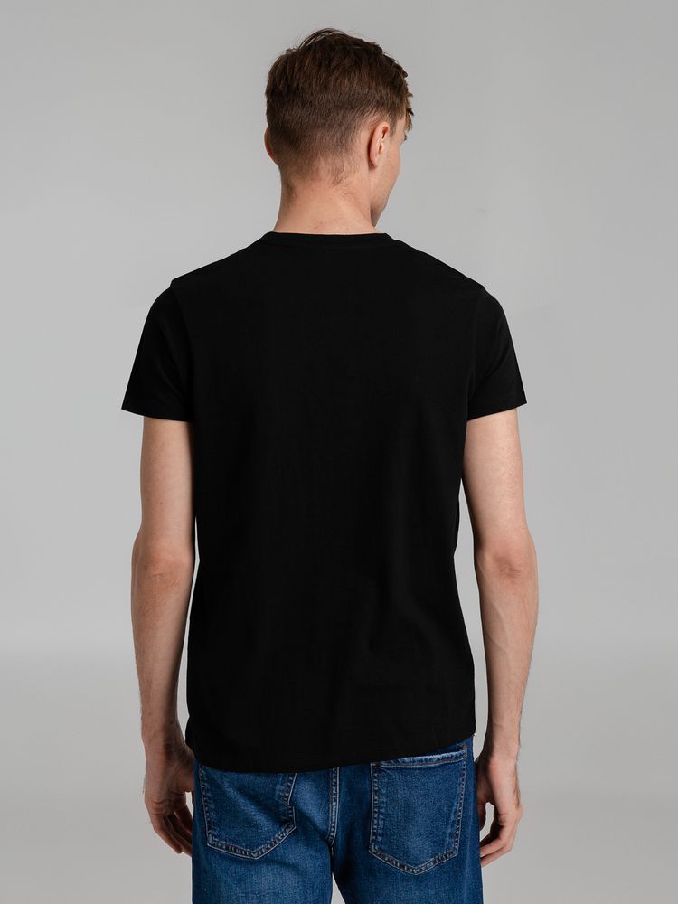 Футболка мужская Regent Fit 150, черная / Миниатюра WWW (1000)