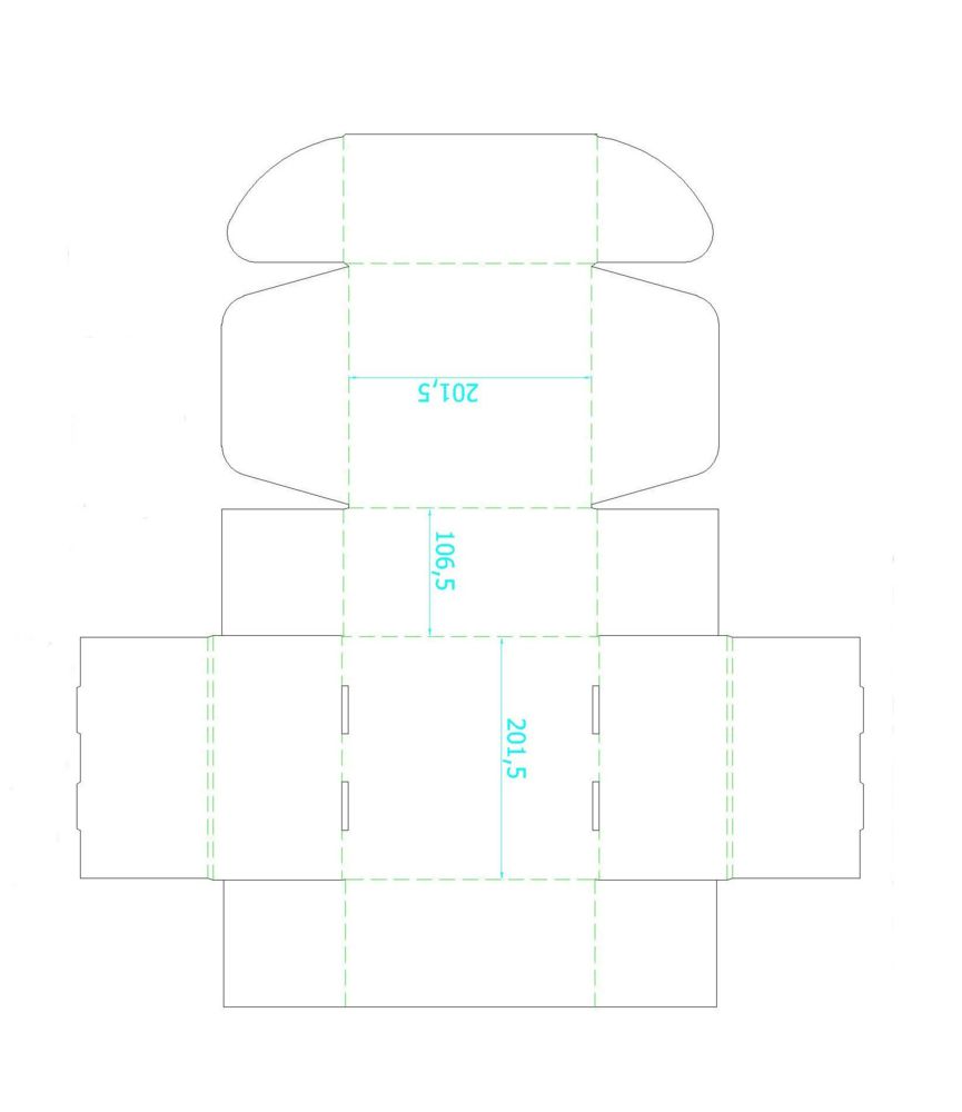 Коробка Medio, крафт / Миниатюра WWW (1000)