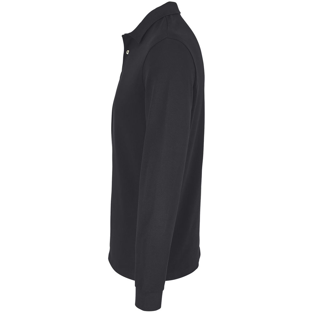 Рубашка поло унисекс с длинным рукавом Pacific LSL, черная / Миниатюра WWW (1000)