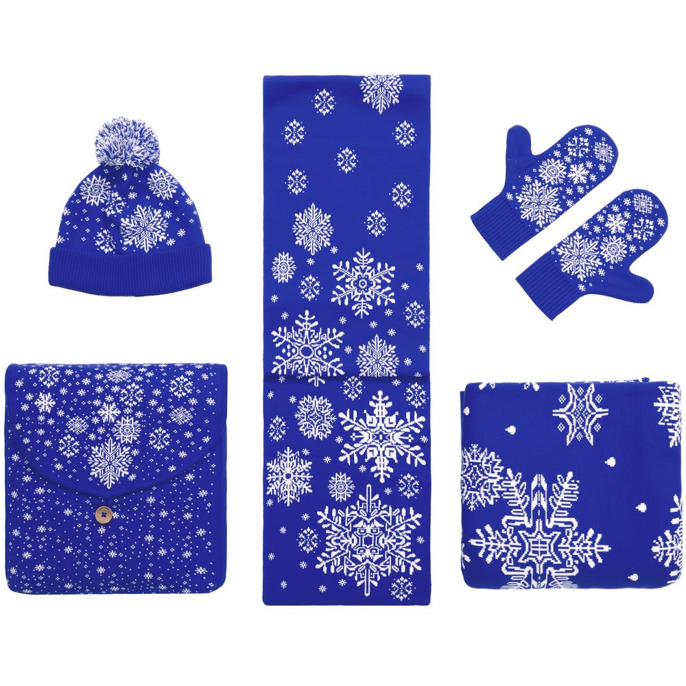 Плед Snow Fairy, синий (василек) / Миниатюра WWW (1000)