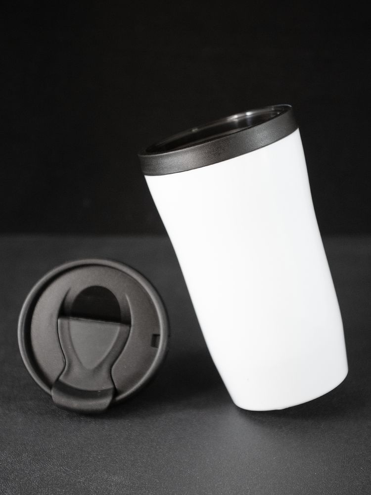 Термостакан Sagga, белый / Миниатюра WWW (1000)