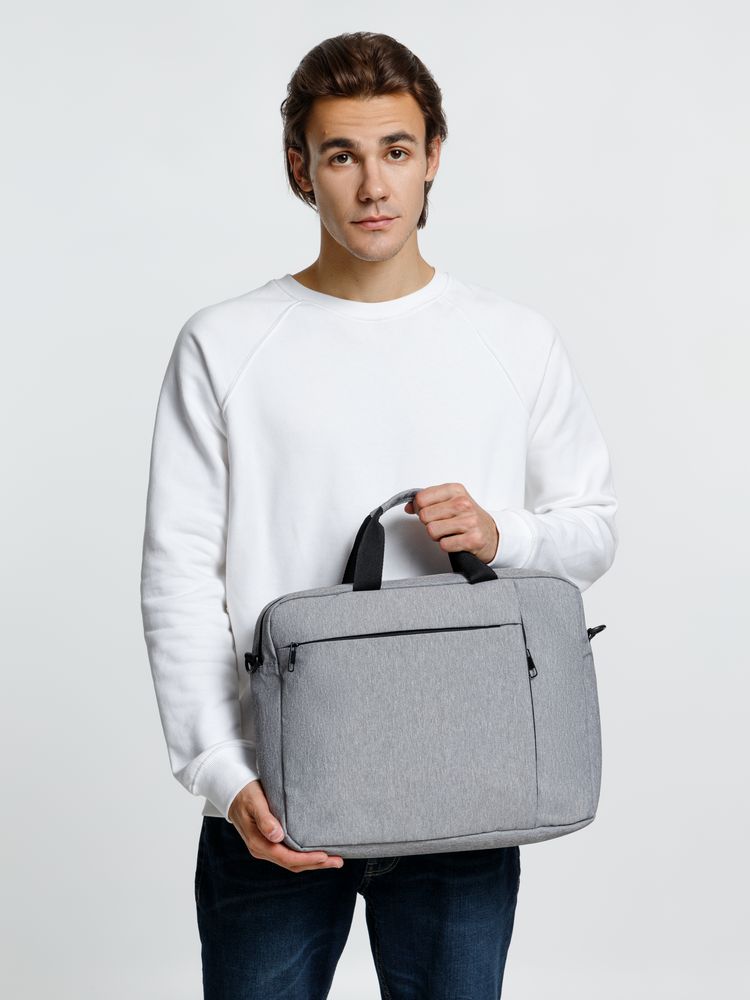 Сумка для ноутбука Burst Oneworld, серая / Миниатюра модельного (1000)