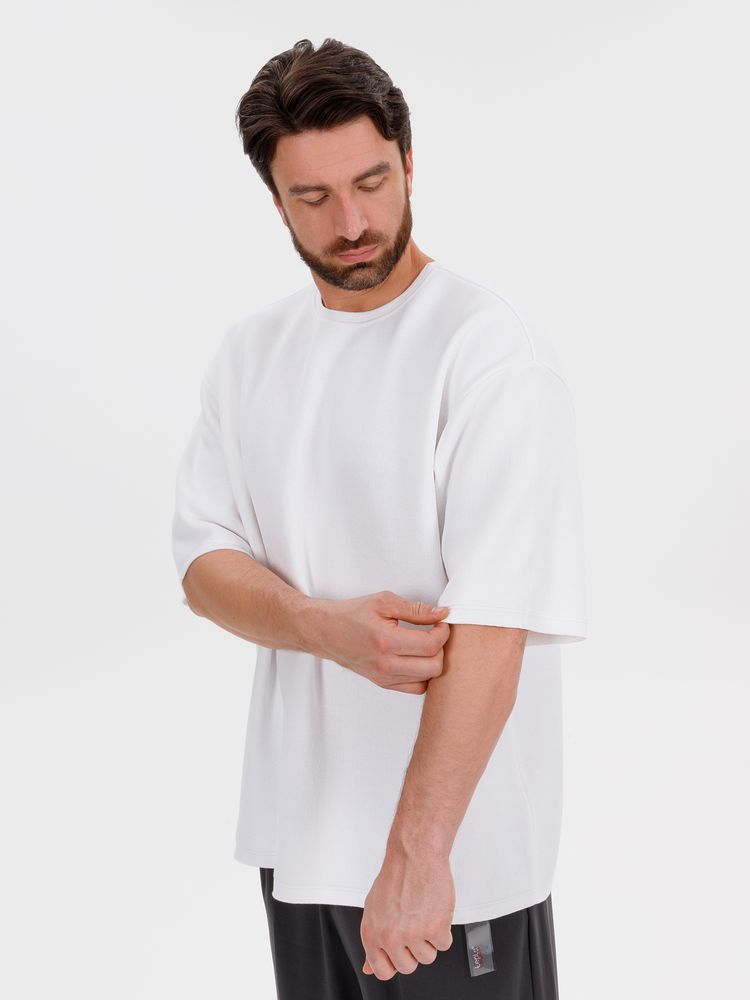 Джемпер с коротким рукавом Siluetti Volumica, молочно-белый / Миниатюра WWW (1000)