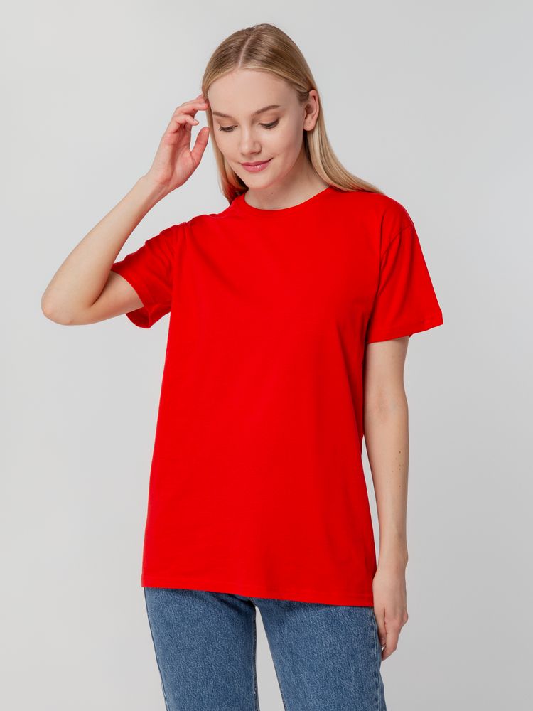 Футболка унисекс T-bolka 140, красная / Миниатюра WWW (1000)