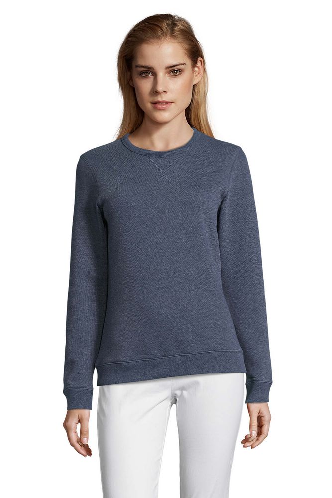 Толстовка женская Sully Women, синий меланж / Миниатюра WWW (1000)