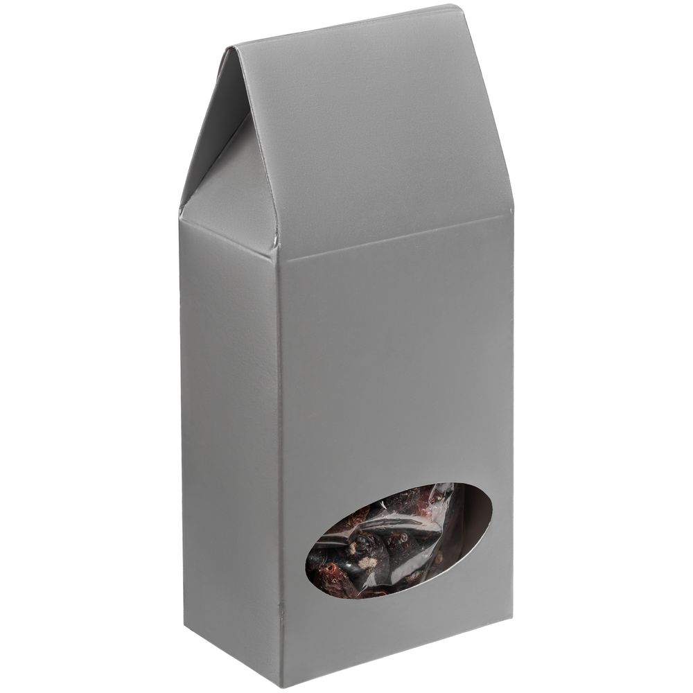 Коробка с окном English Breakfast, серебристая / Миниатюра WWW (1000)