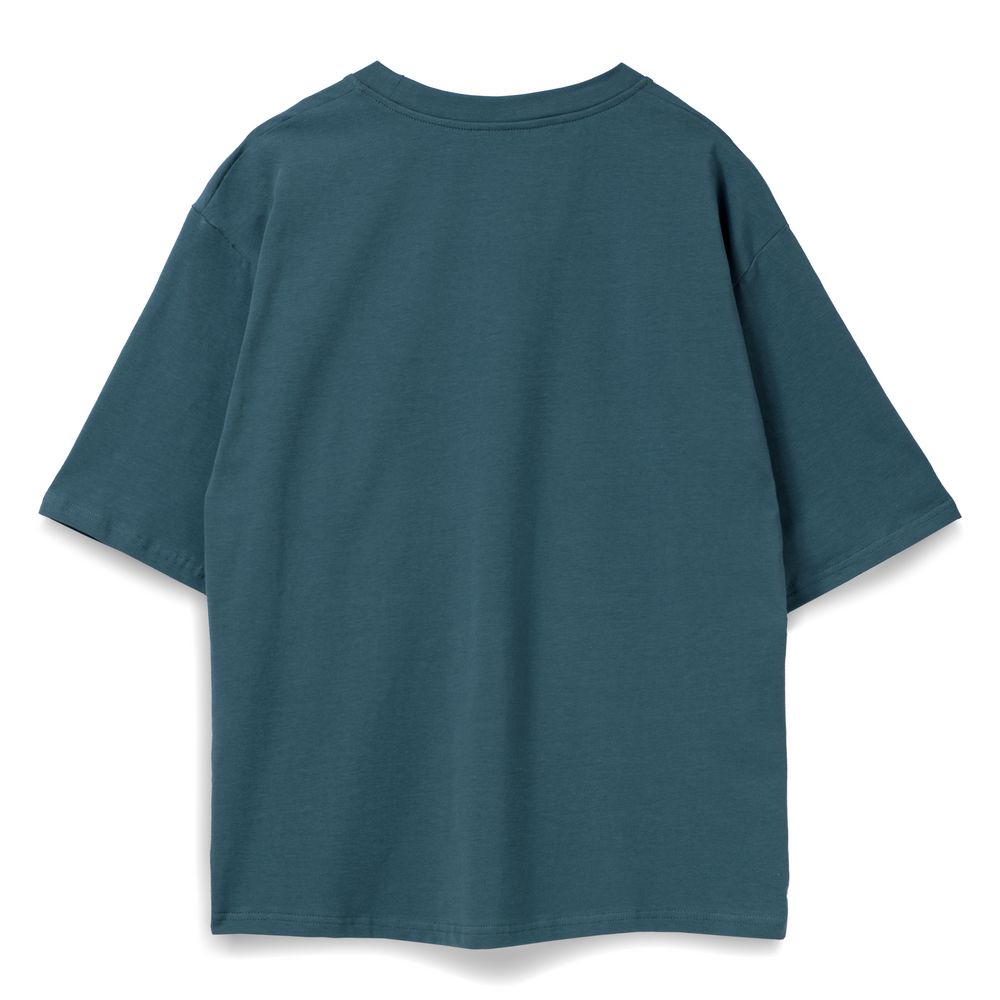 Футболка оверсайз Slope, бирюзовая (морская волна) / Миниатюра WWW (1000)