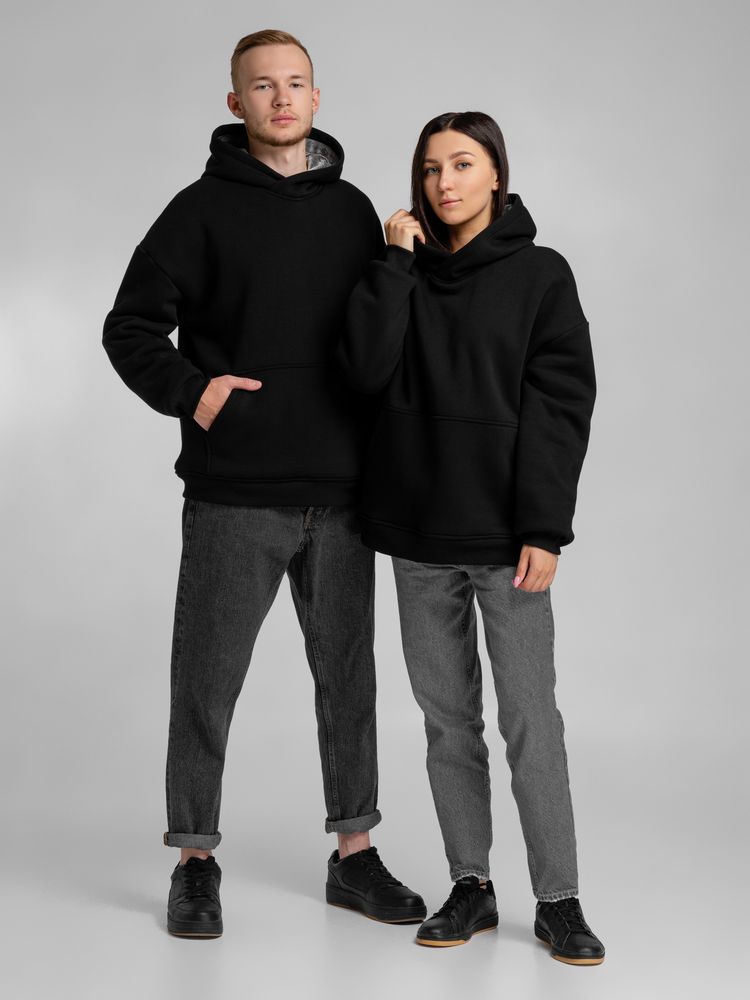 Худи Furry Oversize, черное / Миниатюра WWW (1000)