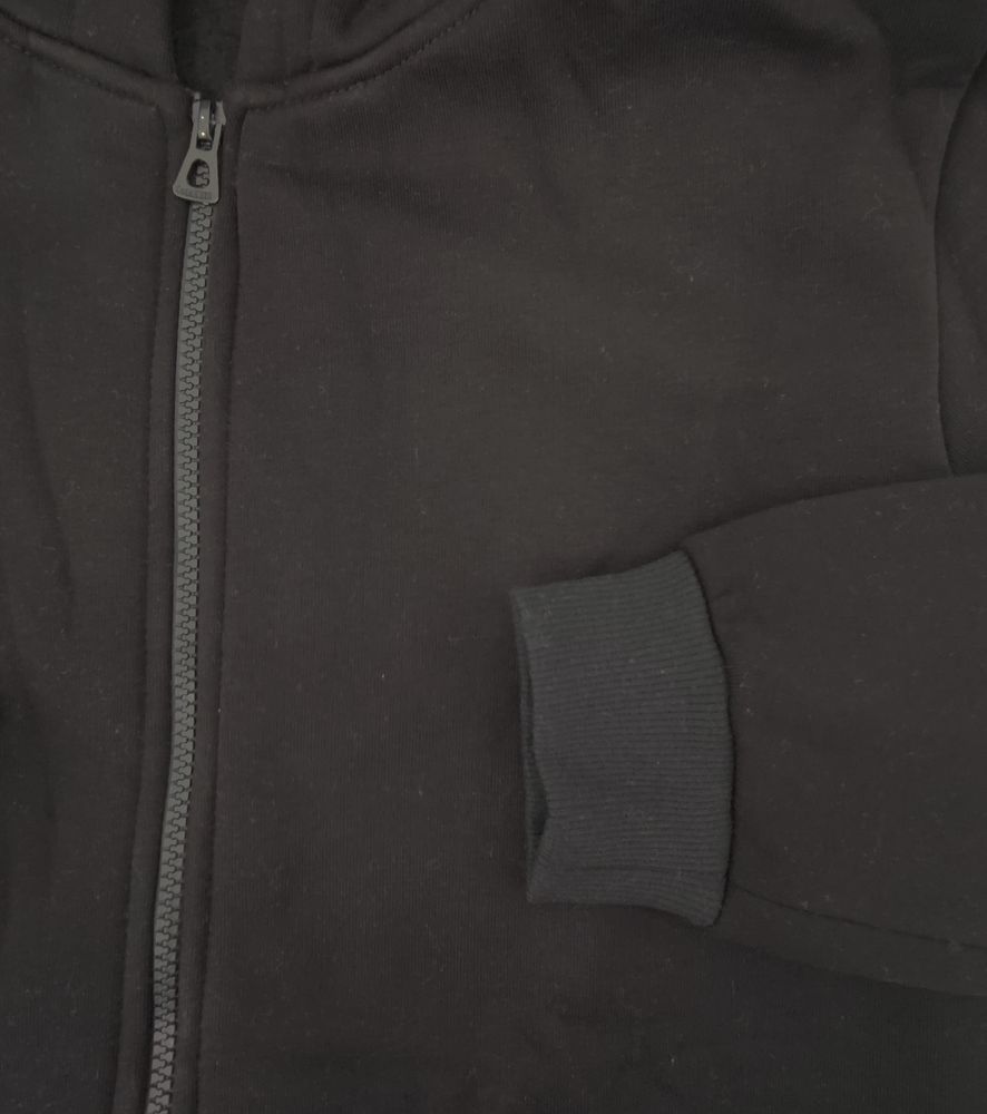 УЦЕНКА! Толстовка на молнии с капюшоном унисекс Olanga 280 ver. 2, черная / Миниатюра WWW (1000)