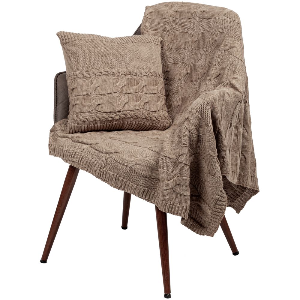 Подушка Stille, бежевая / Миниатюра WWW (1000)