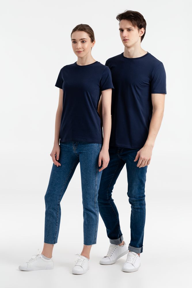 Футболка мужская T-bolka Stretch Light, темно-синяя (navy) / Миниатюра WWW (1000)