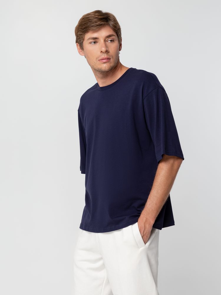 Футболка унисекс оверсайз Street Vibes, темно-синяя / Миниатюра WWW (1000)