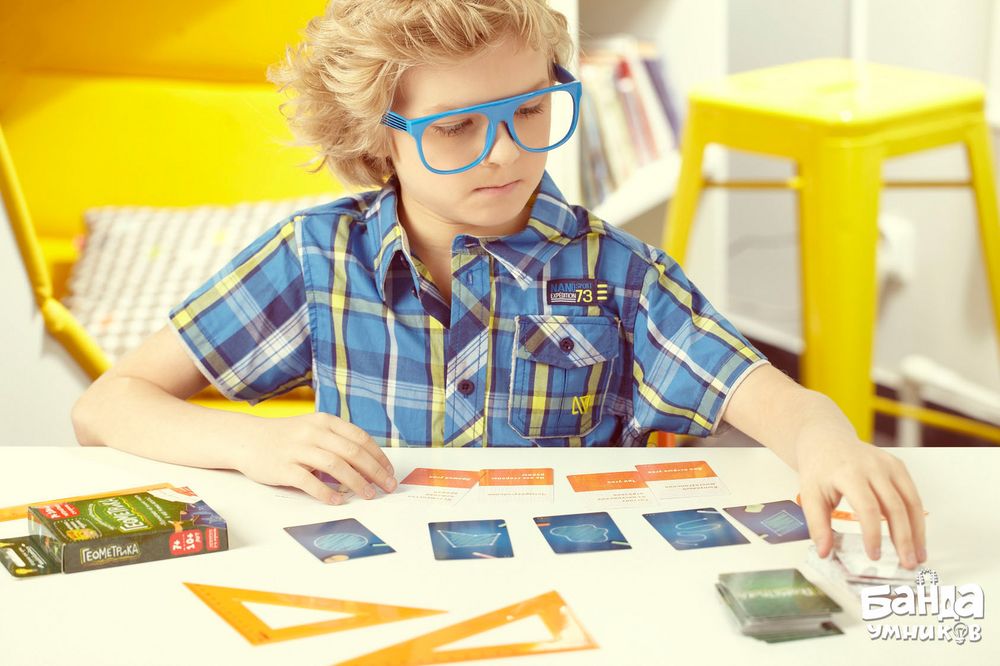 Настольная игра «Банда Умников. Геометрика», малая / Миниатюра WWW (1000)