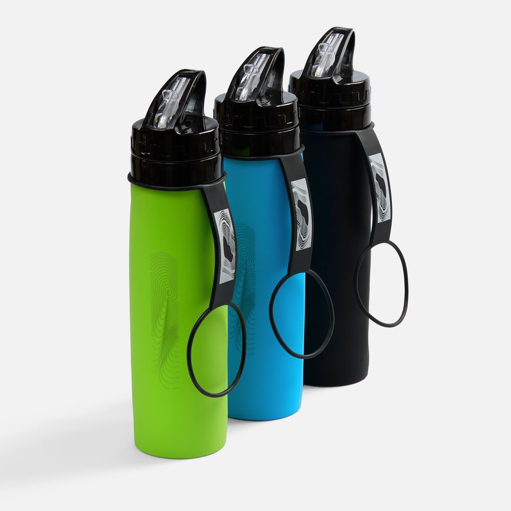 Складная бутылка для воды Langfossen, зеленое яблоко / Миниатюра WWW (1000)
