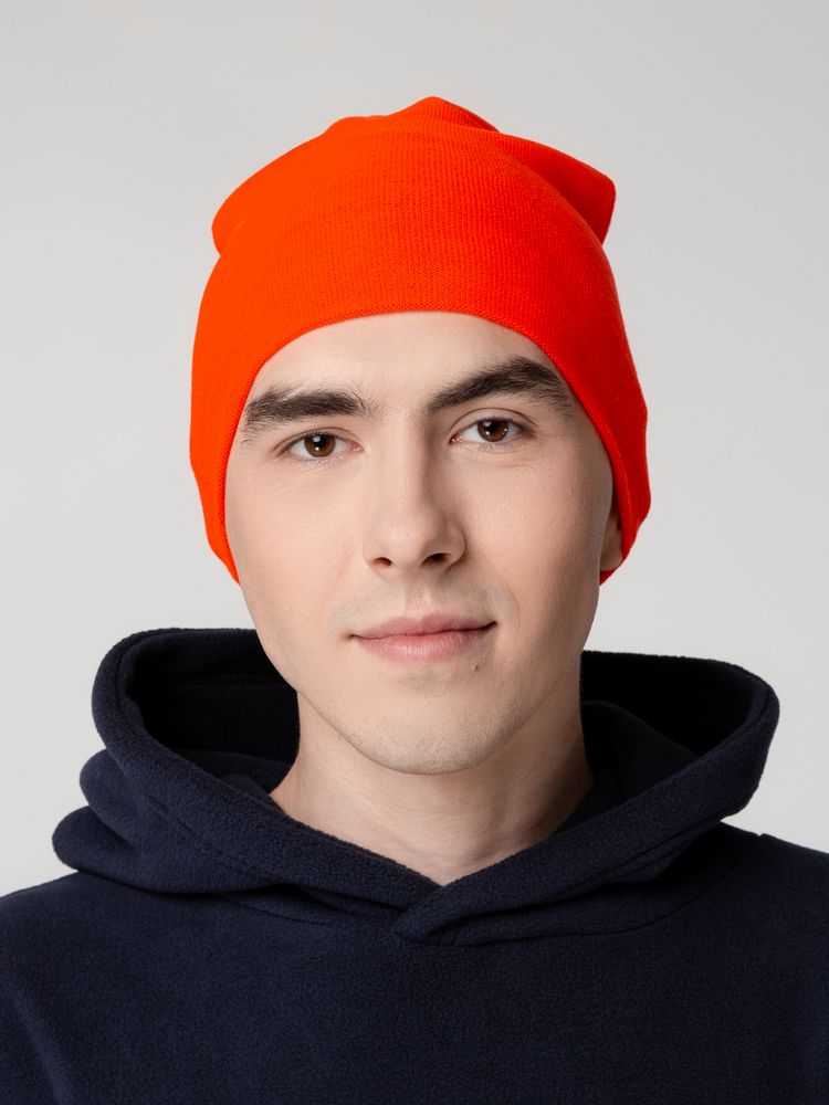 Шапка Hey, красно-оранжевая (кармин) / Миниатюра WWW (1000)