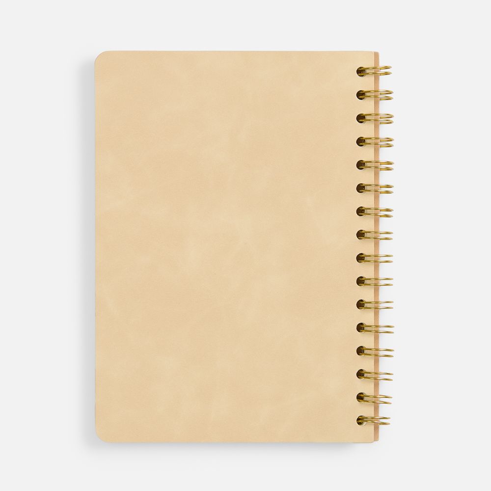 Ежедневник Spiral, недатированный, бежевый / Миниатюра WWW (1000)