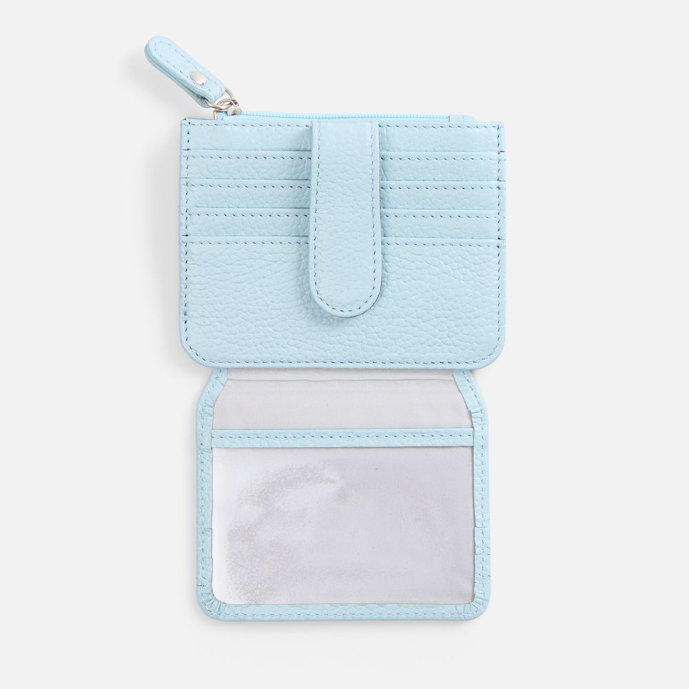Картхолдер на молнии Unison, голубой / Миниатюра WWW (1000)