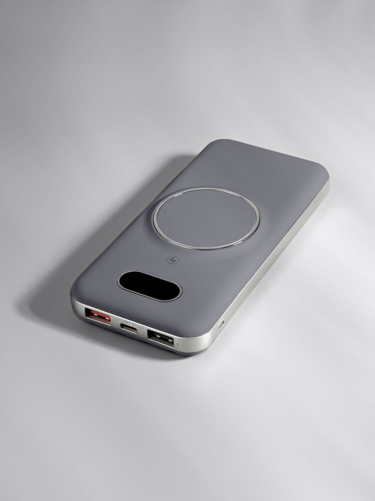 Внешний аккумулятор Omni Pro 10000 мАч, серый / Миниатюра WWW (1000)