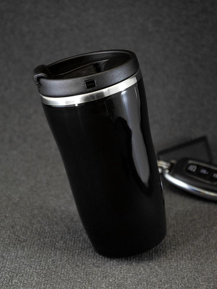 Термостакан Underway, черный / Миниатюра WWW (1000)