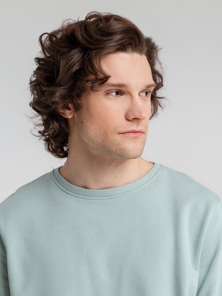 Свитшот унисекс BNC Organic, серо-зеленый / Миниатюра WWW (1000)