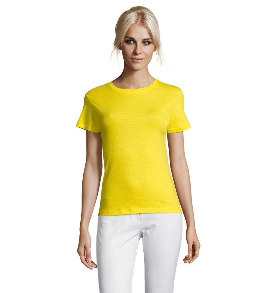 Футболка женская Regent Women, лимонно-желтая / Миниатюра WWW (1000)